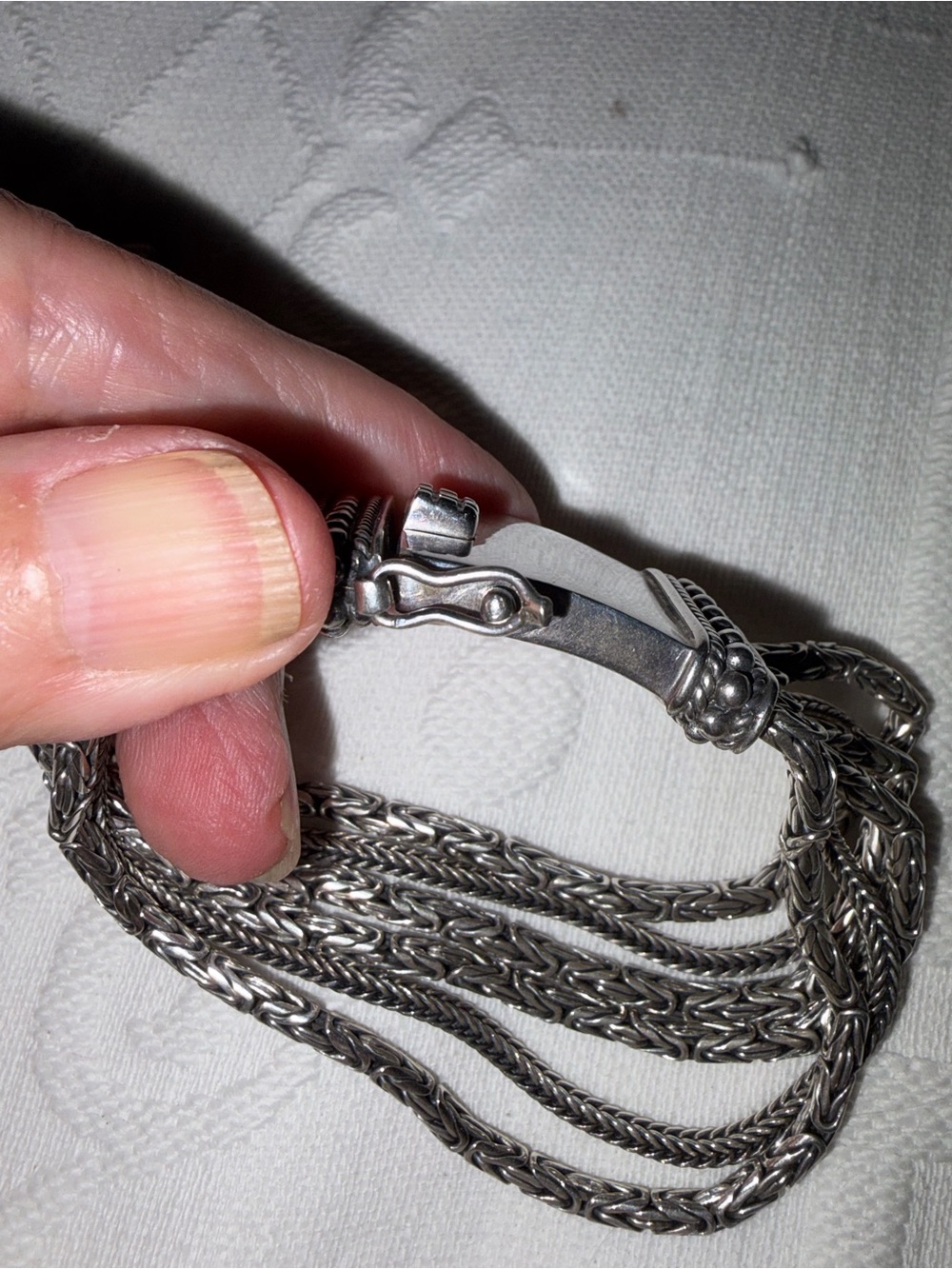 Silpada Sterling Silver Multi-Strand Byzantine Bracelet - Picture 7 of 8